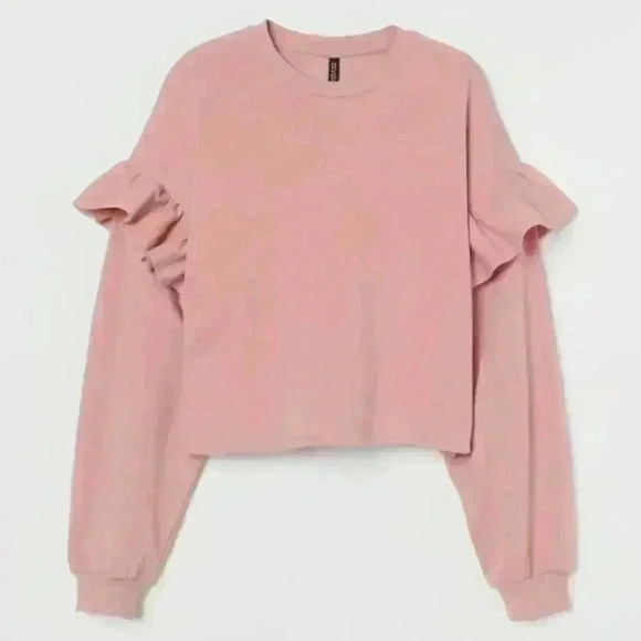 H&M Flowers Detail Sweatshirt - Picture 10 of 10